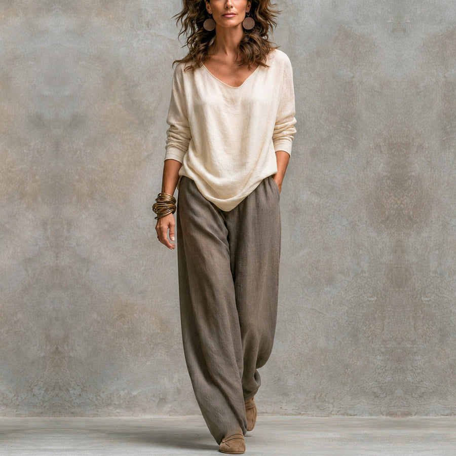 Simone | Layered Wide-Leg Set